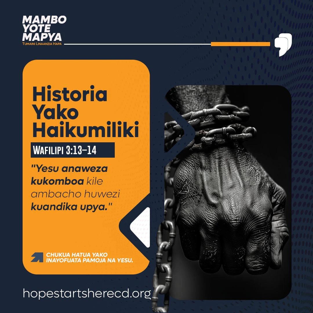 Ndani ya Yesu, unaweza kuachilia yaliyopita.